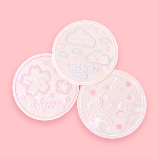 Good Vibes Suncatcher Stickers
